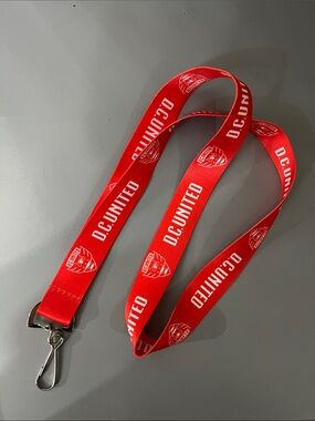 D.C. United Red Logo Lanyard